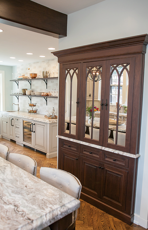 Custom built in cabinet